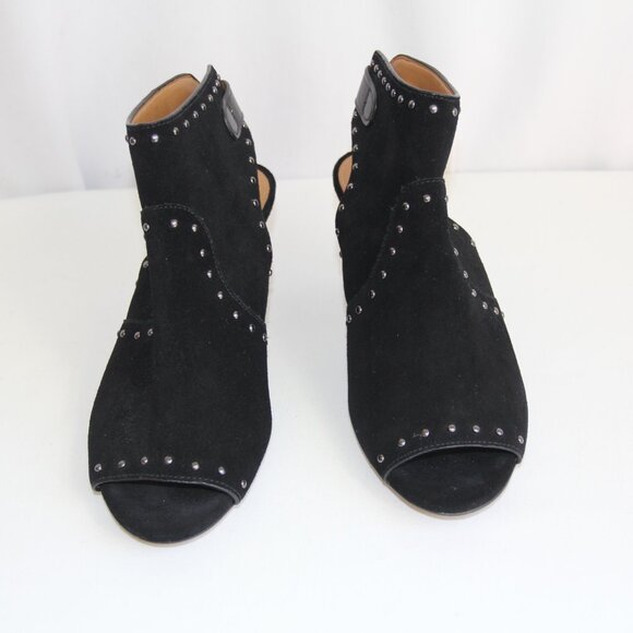 Coach Marbella Suede Leather Sling Back Heeled Booties Size 6 US/36 EU. RARE - Picture 7 of 11